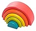Large Wooden Rainbow Block set - 5 nesting blocks