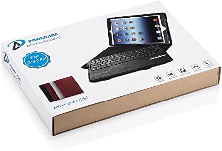 iPad Air/iPad Air Keyboard Leather Cover, Poweradd Bluetooth