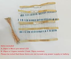 25pcs Pre-soldered Micro Litz Wired Leads Green SMD