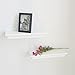 Floating Shelves Wall Mounted,Set of 2,Classic Crown Molding Design,Great for Bedroom,Living Room,Bathroom,Kitchen,5 Inch Depth,Deeper than others,White