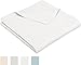 Amazon Brand – Pinzon Cotton Waffle Weave Blanket - King, White