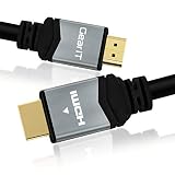 GearIT 10FT 8K HDMI 2.1 Cable, 10 Feet 8K HDMI Ultra High Speed 48Gbps Resolution 60Hz (4K@120Hz) with HDR Support - Backwards Compatible with Old Version HDMI 2.0 1.4, Black