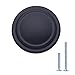 Amazon Basics Straight Top Ring Cabinet Knob, 1.25-inch Diameter, Flat Black, 10-Pack