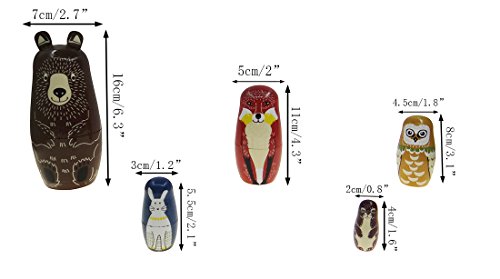 5 Arsdoll+Matryoshka+Handmade+Stacking+Decoration