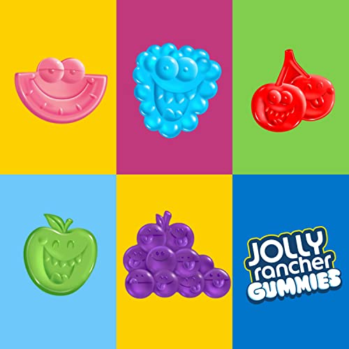 JOLLY RANCHER GUMMIES ASSORTED FRUIT FLAVORED CANDY BAG, 14 OZ