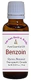 Benzoin Essential Oil (Stryax Benzoin), Therapeutic Grade, Pure and Natural (10 ml (0.33 Ounce))