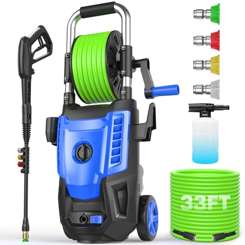 Pressure Washer 4800PSI, 4.0GPM Portable Power Washer with Foam Cannon,4 Nozzle…