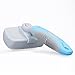 GEEPET Self Cleaning Slicker Brush for Dogs and Cats - Easy to Clean Pet Grooming Brush Removes Mats and Loose Hair with Minimal Effort and Comfort - Suitable for Long or Short Hair (Small-Medium)