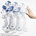 WEECOC Smart Robot Toys Gesture Control Remote Control Robot Kids Toys Birthday Can Singing Dancing Speaking Two Walking Models (White)thumb 4