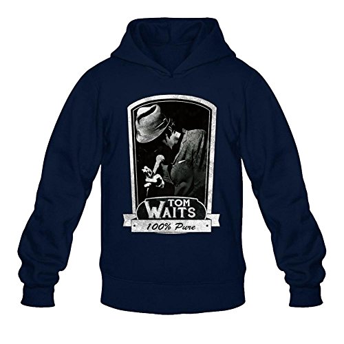 Niceda Men's Tom Wait Design Long Sleeve Sweatshirts Hoodie