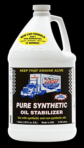 Lucas Oil LUC10131 1 Gallon (128 Ounces) Synthetic Oil Stabilizer