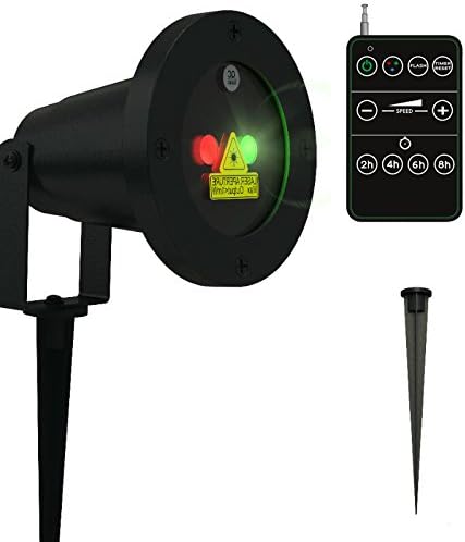 Laser Christmas Light with Remote Contoller,Laser Star Projector show for Halloween, Christmas,Party and Landscape