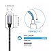 JAHMAI iPhone Charger 3Pack 6Feet 8pin Nylon Braided Lightning to USB cable High Speed Charging Cord Cell Phones Connector for iPhone 7/ 7 Plus/ 6S / 6s Plus/ 6 / 5s / iPad Power Cables(Gray)