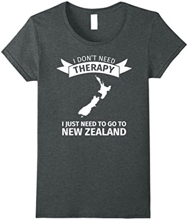 Womens New Zealand T Shirt - New Zealand Gift Small Dark Heather