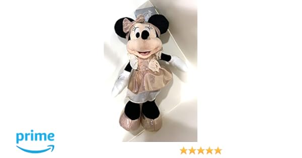 rose gold minnie mouse plush