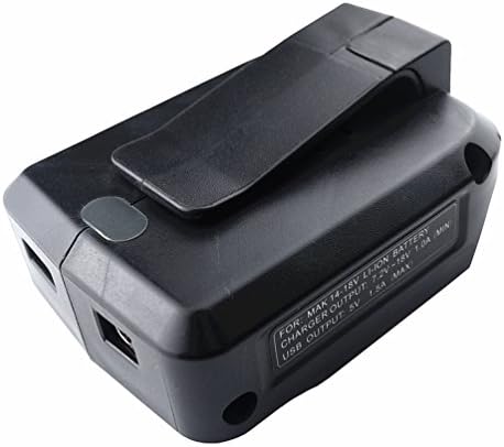 URUN ADP05 USB Power Source Portable Charger for MAK 14.4V and 18V LXT Li-ion Battery BL1815 BL1830 BL1820 BL1840 BL1850 BL1860 BL1430 BL1440 BL1450 （NO BATTERY)