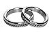 Master Series Metal Cock Ring with Chain Inlay, 1.75 inch