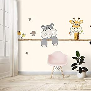 Wall Mural Cute Prints Lovely Pattern Removable Self-Adhesive Large Wallpaper - 66x96 inches