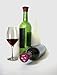 Best Wine Stopper Ever: 4 Wine Stoppers by Clever Leigh (Wine Topper, Wine Corks)