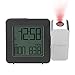 Oregon Scientific PROJI Projection Atomic Clock with Indoor Temperature Calendar Alarm - Gray