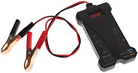 Shoresu MP0514A 12V Digital Battery Tester Voltmeter and Charging System Analyzer LCD Display