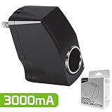 Cellet AC to DC 12V Output Converter. AC/DC Power 110V- 120V AC to 12V DC Car Cigarette Lighter Power Converter. AC to DC Female Adapter (Not for Air-Pump, Compressor, Vacuum Cleaner) - 3Amp (3000mA)
