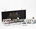 Premium 500 Piece Poker Chip Set with Aluminum Carrying Case. Upgraded Dealer, Dead Money Buttons. Original Dead Money Water Proof Playing Cards. Composite, Texas Hold'em with Dice. Casino Poker Chips