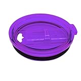HP95(TM) 1PC 30 Oz Spill And Splash Resistant Lid With Slider Closure (Purple)