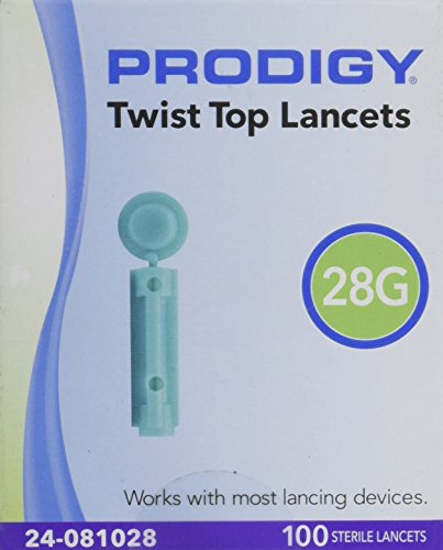 Prodigy Twist Top Lancets 28G