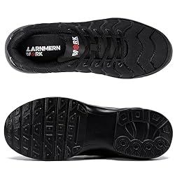 DYKHMILY Steel Toe Sneakers for Men Wide Air