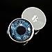 Glass Eyes for Dolls with Loops 16mm Mint Blue Iris Pupils Glass Eye Cabochons for Fantasy Art Doll Stuffed Animal Soft Sculptures or Jewelry Making Crafts Set of 2