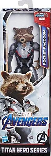 COLLECTOR AVENGERS ENDGAME - ROCKET RACCOON - Titan Hero Series, 12" Scale, Figure Approx 7"