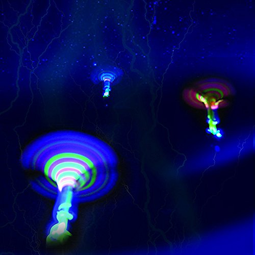 Gotian LED Light up Flashing Dragonfly Glow Plastic for Party Toys New Toy LED Braided Toy Random Color (Battery Included)
