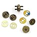 PEPPERLONELY Brand, 50 Sets Antiqued Bronze Purse Magnetic Snap Clasps Closesure for Purse Handbag 14mm (4/8