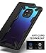 Ringke Fusion-X Designed for Huawei Mate 20 Pro Case Cover Clear Dot PC Back with Rugged TPU Bumper Anti Rainbow Effect Straps Access Design for Huawei Mate 20 Pro - Black