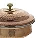 Donga Indian Serveware Soup Tureen - 1 Large Bowls with Lids - Indian Handicrafts - Copper Kitchenware