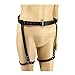 TOPFUR Women Sexy Punk Leather Harness Garter Belt Adjustable Waist Leg Cincher Cage Belt