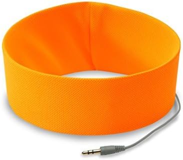 AcousticSheep RunPhones Classic Headphones (Orange Exuberance, Large)
