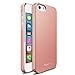 Ringke Slim Compatible with iPhone SE Case Snug-Fit Slender Tailored Cutouts Extreme Lightweight & Thin Side to Side Edge Coverage Superior PC Hard Skin for iPhone SE, 5S, 5 - Rose Gold