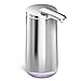 simplehuman Foam Cartridge Sensor Pump with Lavender Hand soap, Brushed high-Grade Stainless Steel
