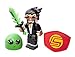 Zoofy International Captain Sparklez Action Figure with Accessory
