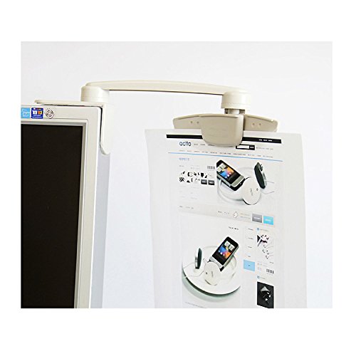 1 PCS Document Holder Clip for Typing Reading Document Copy Folder,Green - Thumbnail 3