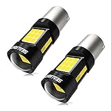 1156 Led Bulbs For Backup reverse Light,SEALIGHT Super Bright 1600 Lumens 1141/1003/1073 LED Bulbs With Projector Lens for Reverse Tail Parking lights-1 YR Warranty(Pack of 2)