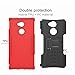 Sony Xperia XA2 Ultra case,Yiakeng Dual Layer Shockproof Wallet Slim Protective with Kickstand Phone Case Cover for Samsung Xperia XA2 Ultra Dual,Sony H4213/H4233 6