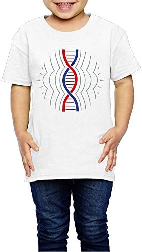 Fashionable DNA Ripples Girls T Shirt