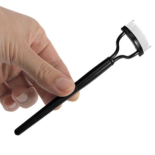 Eyelash Comb Curler Eyebrow Brush MSQ Eyelash Eye Brow Definer With Comb Cover Cosmetic Brush Arc Designed Mascara Applicator Tool