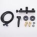 HANEBATH Brass Hot and Cold Toilet Bidet Sprayer Kit,Oil Rubbed Bronze