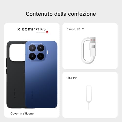17T Pro, Smartphone 12+512GB, Black, Teleobiettivo Leica 5x — foto 4 di 8
