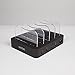 Skiva PowerFlow 34-Watt 4-Port USB Charging Station Organizer with Fast 2.4 Amps Ports for iPhone X 8 8+, New iPad 6th gen, iPad pro, Samsung Galaxy S9, Oneplus & more [AC Wall Charger] [Model: AC145]