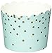 Simply Baked CSM-139 Disposable Paper Baking Cups, 25-Pack, Mint & Gold Dots